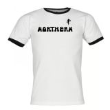 *JUST IN!* Northern 70s Black/White Shirt (2 Colours) contrast Cuffs – Record Shack Soulwear AT T-Shirt