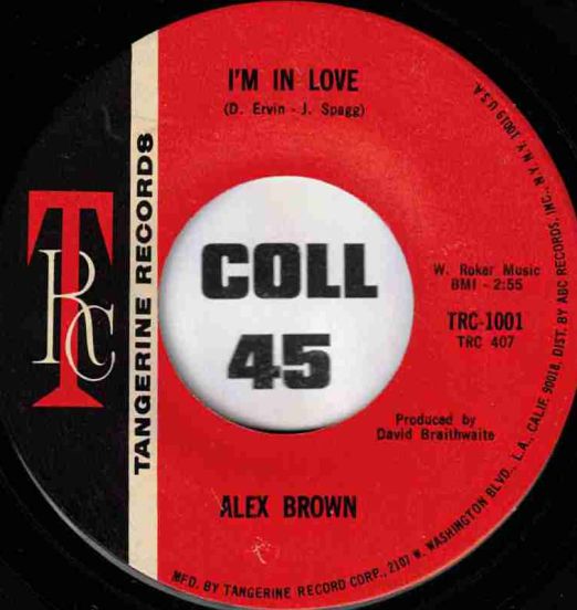 AlexBrown-I'mInLove-Tangerine45LABELA01