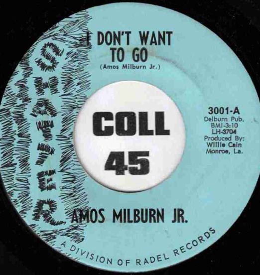 Amos Milburn Jr. - I Don't Want To Go b/w Not The Marrying Kind - Shatter 7"