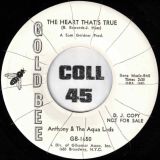 Anthony And The Aqua Lads – I Remember b/w The Heart That’s True – Gold Bee DJ 7″