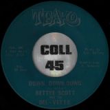Bettye Scott And The Del-Vetts – Good Feeling b/w Down, Down, Down – Teako Green 7″