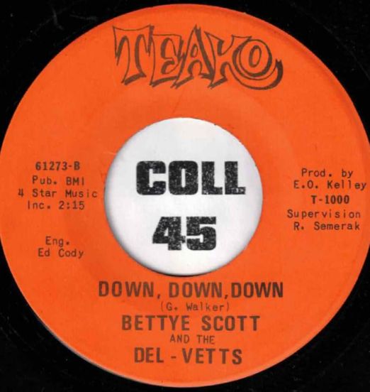 BettyeScottAndTheDel-Vetts-DownDownDown-TeakoOrangeLABELB