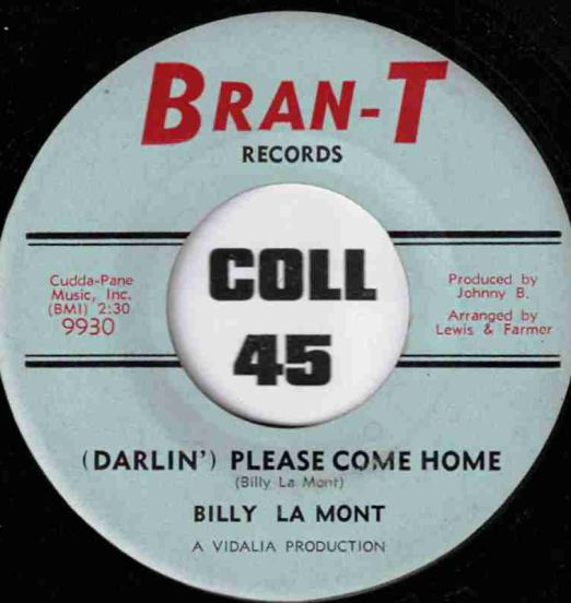 BillyLaMont-(Darlin')PleaseComeHome-Bran-T45LABELB01