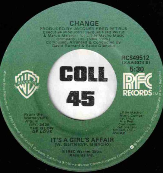 Change - It's A Girl's Affair b/w Searching - RFC 7"