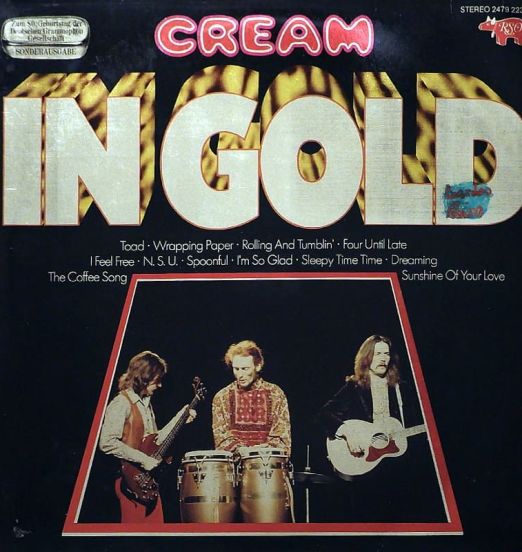 Cream - In Gold - RSO GER LP