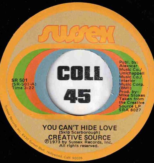 CreativeSource-YouCan'tHideLove-Sussex45LABELA01