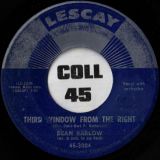 Dean Barlow – Third Window From The Right b/w Baby Doll – Lescay 7″ VG