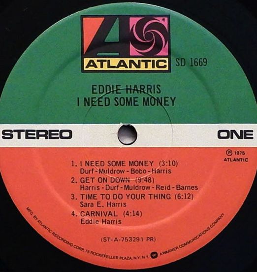 EddieHarris-INeedSomeMoney-AtlanticLPLABELA01