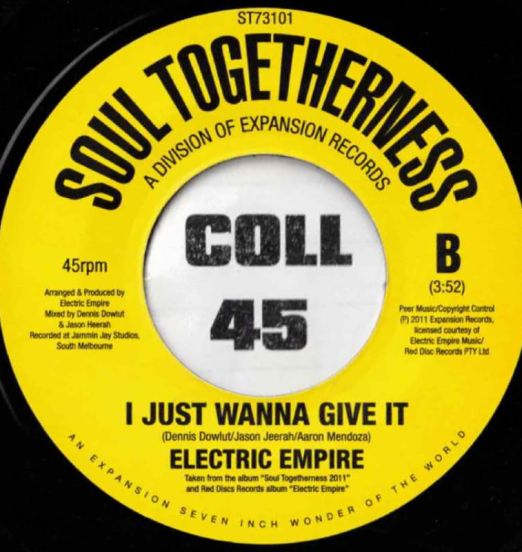 ElectricEmpire-IJustWannaGiveIt-SoulTogethernessUK45LABELB