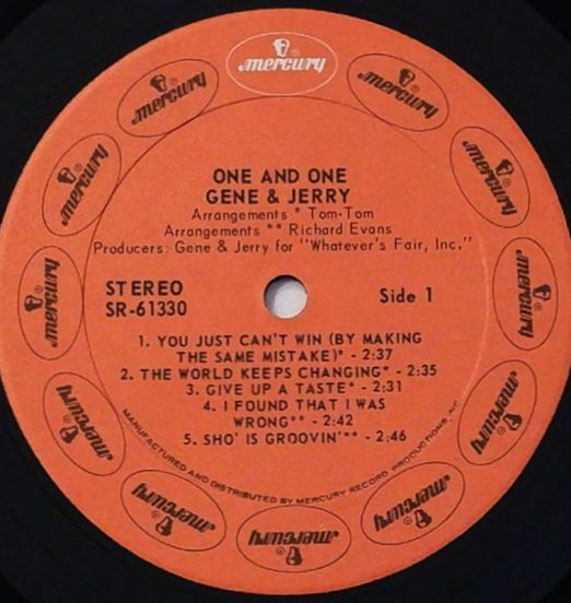 GeneChandler&JerryButler-Gene&Jerry-One&One-MercuryLPLABELA01