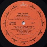 Gene Chandler & Jerry Butler – Gene & Jerry – One & One – Mercury LP