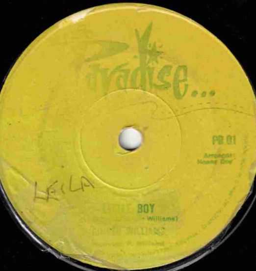 Ginger Williams - I Can't Resist Your Tenderness b/w Little Boy - Paradise UK 7"