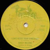 Ginger Williams – I Can’t Resist Your Tenderness b/w Little Boy – Paradise UK 7″