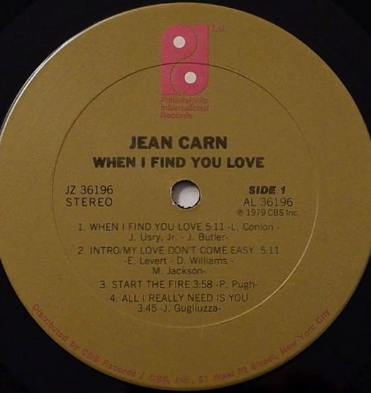 JeanCarn-WhenIFindYouLove-PhiladelphiaInternationalLPLABELA01