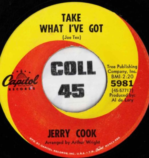 JerryCook-TakeWhatI’veGot-Capitol45LABELB