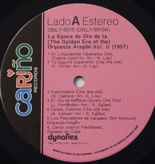 OrquestaAragon-LaEpocaDeOroDeLa(TheGoldenEraOfThe)VolII-CariñoLPLABELA01