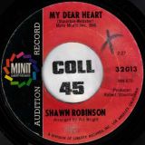 Shawn Robinson – My Dear Heart b/w Find Love Right Now – Minit DJ 7″ VG