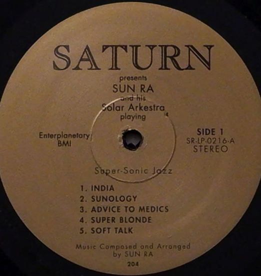 SunRaAndHisArkestra-Super-SonicJazz-ElSaturnLPLABELA01