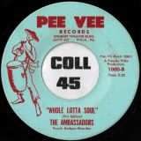 *OFFERS!* The Ambassadors – Too Much Of A Good Thing b/w Whole Lotta Soul – Pee Vee 7″