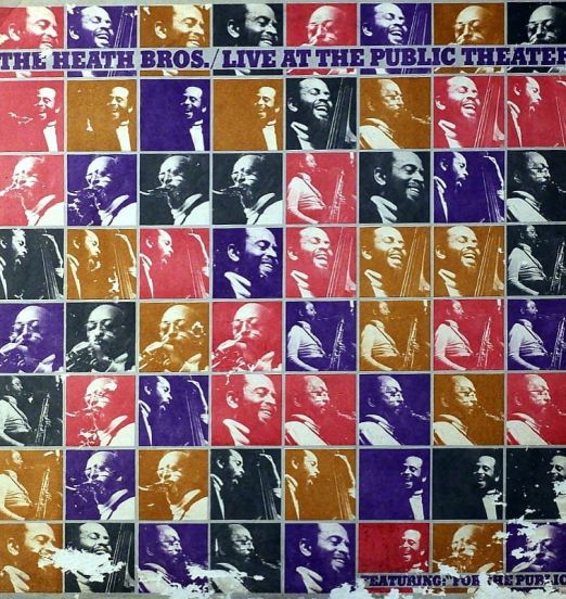 The Heath Bros. - Live At The Public Theater - Columbia LP