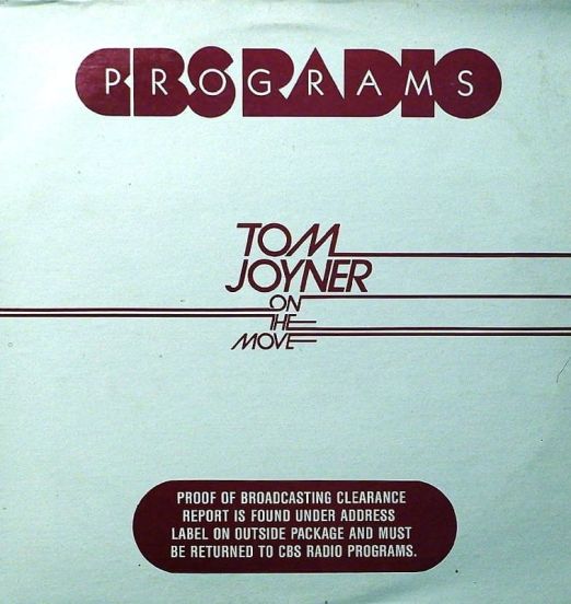 Tom Joyner - Tom Joyner On the Move - Weekend of December 30, 1988 - January 1, 1989 - CBS Radio Programs 3LP