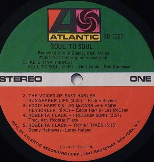 VA-SoulToSoul(MusicFromTheOriginalSoundtrack-RecordedLiveInGhana,WestAfrica)-AtlanticLPLABELA01