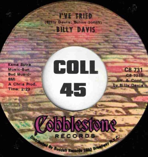 BillyDavis-I'veTried-Cobblestone45LABELB01