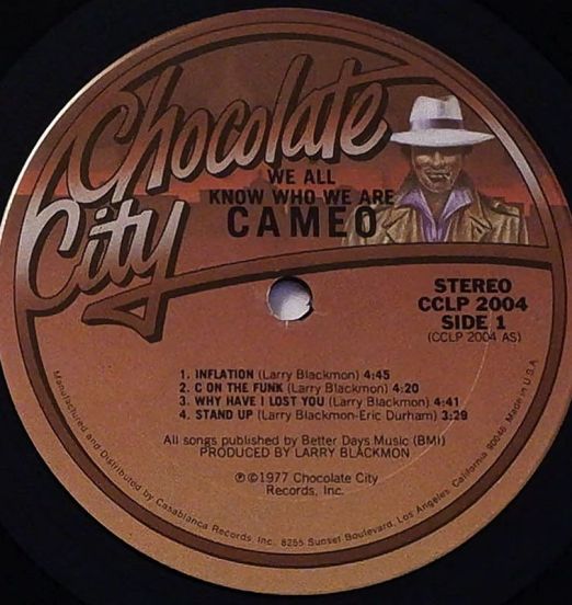 Cameo-WeAllKnowWhoWeAre-ChocolateCityLPLABELA01