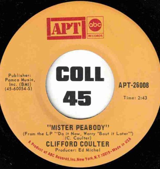 CliffordCoulter-MisterPeabody-Apt45LABELB01
