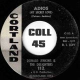Donald Jenkins & The Delighters – Somebody Help Me b/w Adios (My Secret Love) – Cortland DJ 7″