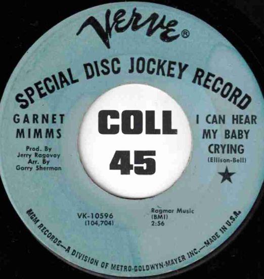 GarnetMimms-ICanHearMyBabyCrying-VerveDJ45LABELB01