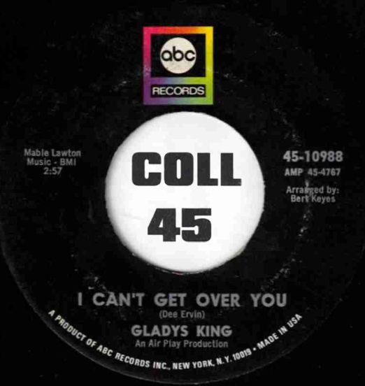 Gladys King - Orange b/w I Can't Get Over You - ABC 7" VG+