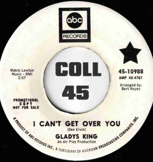 Gladys King - Orange b/w I Can't Get Over You - ABC DJ 7"