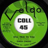 Gwen Owens – Just Say You’re Wanted (And Needed) b/w Still True To You – Velgo 7″