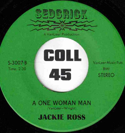 JackieRoss-AOneWomanMan-Sedgrick45LABELB01