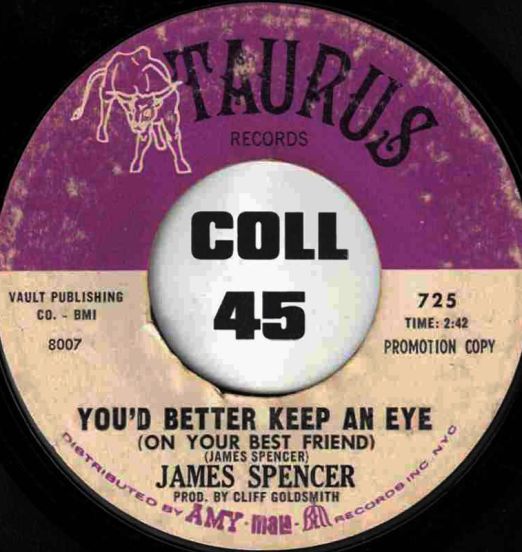JamesSpencer-YoudBetterKeepAnEyeOnYourBestFriend-TaurusDJ45LABELB01A