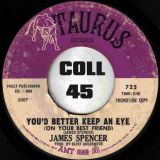 James Spencer – In-Law Trouble b/w You’d Better Keep An Eye (On Your Best Friend) – Taurus DJ 7″