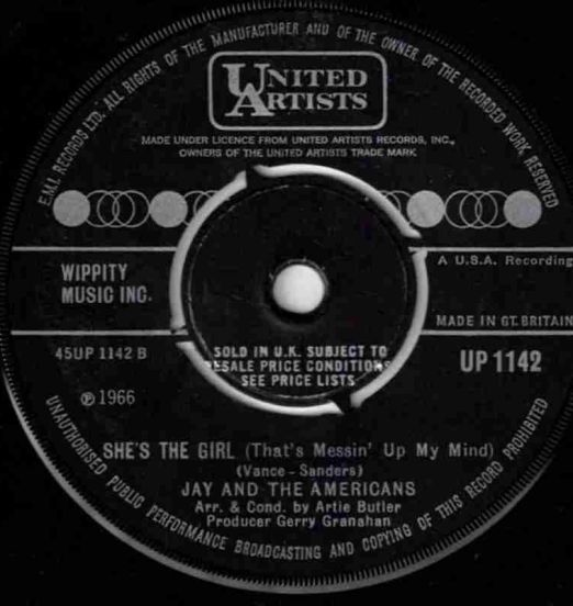 JayAndTheAmericans-She'sTheGirl(That's Messin'UpMyMind)-UnitedArtistsUK45LABELB01