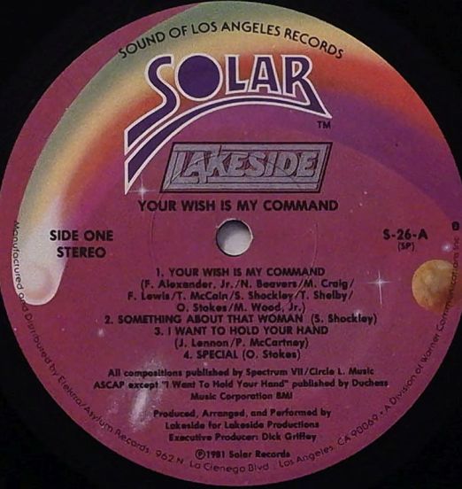 Lakeside-YourWishIsMyCommand-SolarLPLABELA01