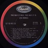 Lou Rawls – The Way It Was, The Way It Is – Capitol LP