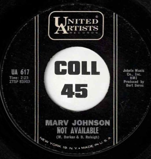 MarvJohnson-NotAvailable-UnitedArtists45LABELB01