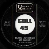 Marv Johnson – Come On And Stop b/w Not Available – United Artists 7″
