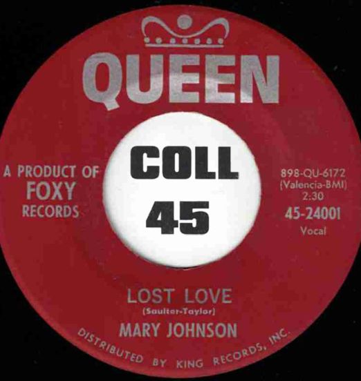 MaryJohnson-LostLove-Queen45LABELB01