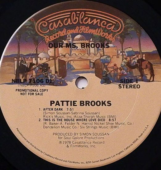 PattieBrooks-OurMs.Brooks-CasablancaLPLABELA01