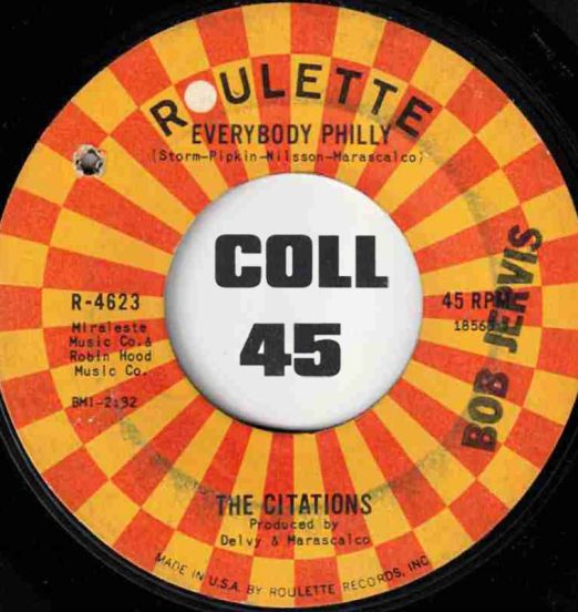 The Citations - Everybody Philly b/w Carmen P. - Roulette 7"
