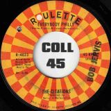 The Citations – Everybody Philly b/w Carmen P. – Roulette 7″
