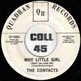 The Contacts – You Gonna Pay b/w  Why Little Girl – Quadran 7″ *STORE-STOCK!*