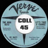 The High Keys – Living A Lie b/w Let’s Take A Chance – Verve 7″
