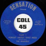 The Marvels – Forget About That Mess Part 1 b/w Part 2 – Sensation 7″