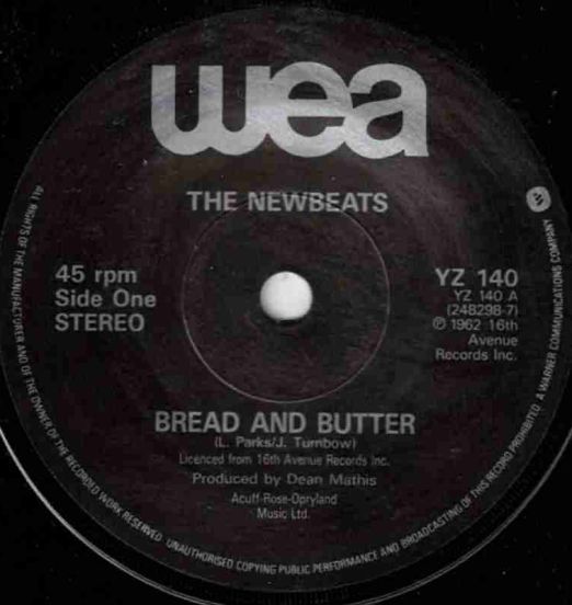 TheNewbeats-BreadAndButter-WEAUK45LABELA01